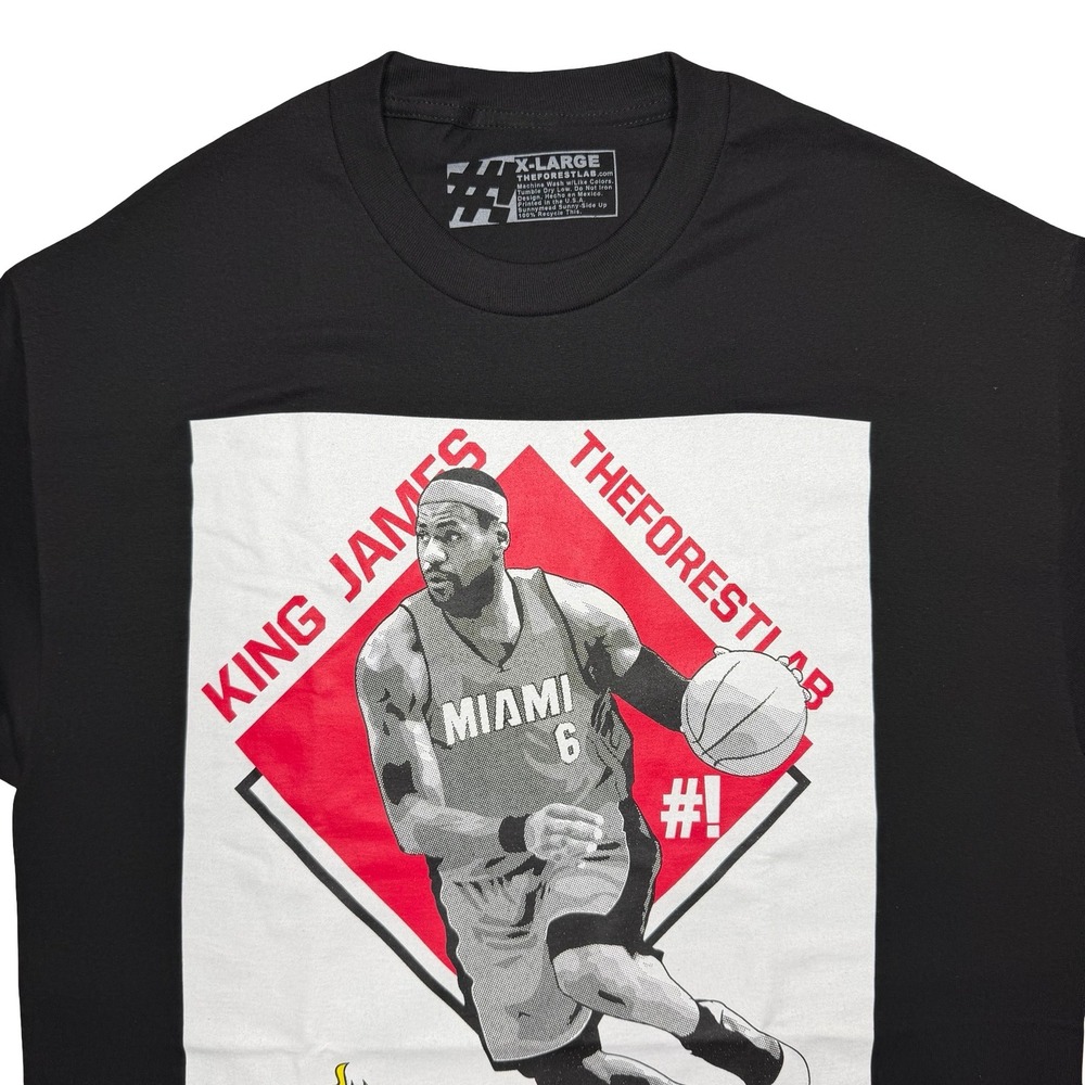 LeBron James - Miami Heat x The Forest Lab baseball shirt